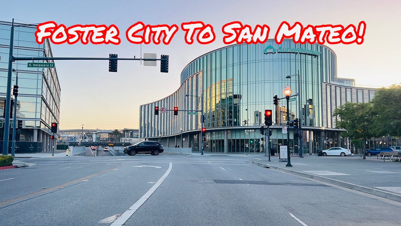 FOSTER CITY TO SAN MATEO CALIFORNIA DRIVE!