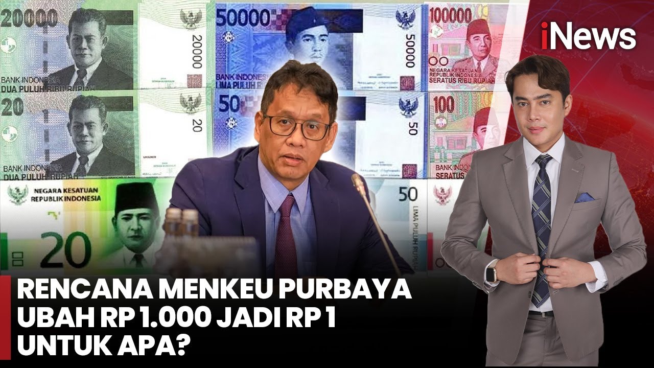 Gebrakan Menkeu Purbaya! Sederhanakan Mata Uang Rupiah: Rp1.000 Jadi Rp1 | iNews Pagi (9/11)