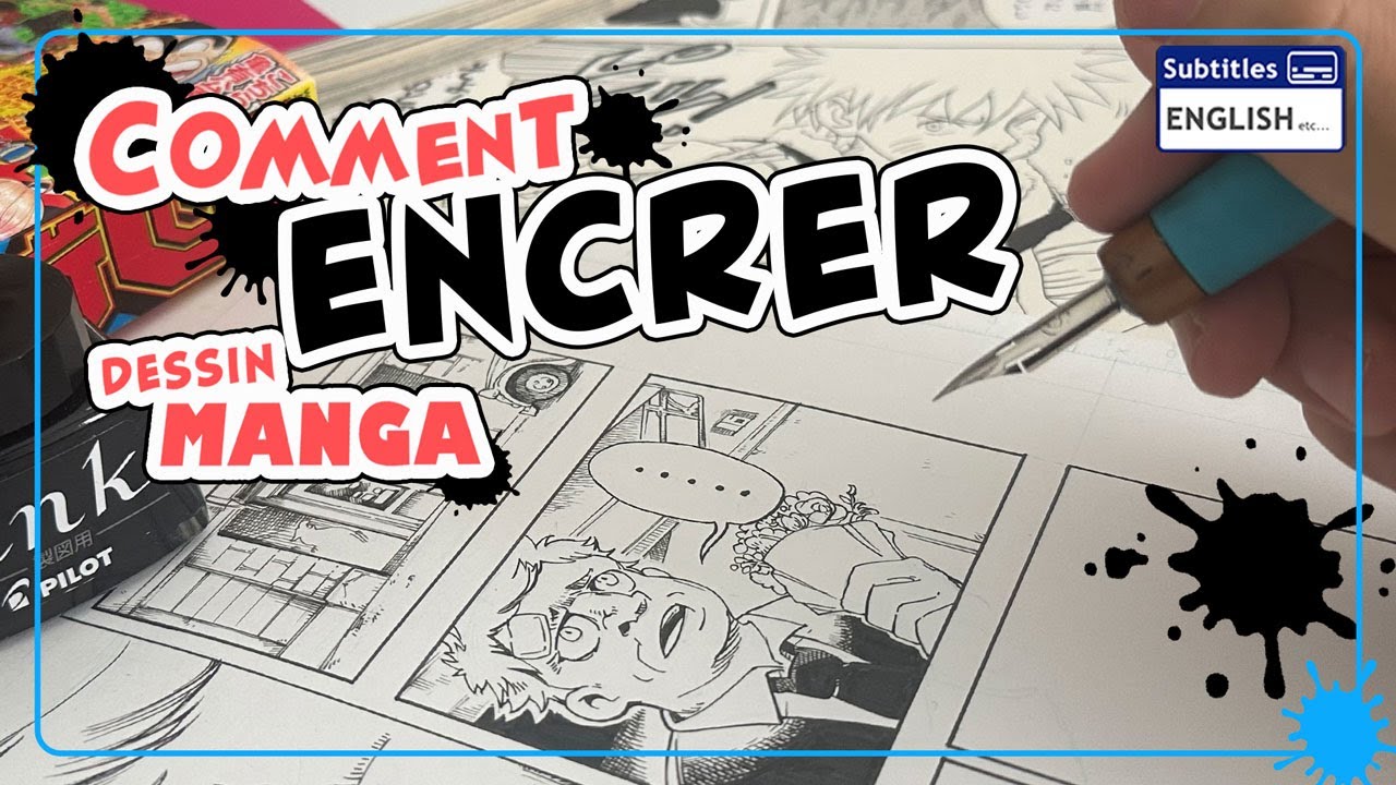 [TUTO] Comment Dessiner comme un Mangaka [ENCRER, INK, LINEART]