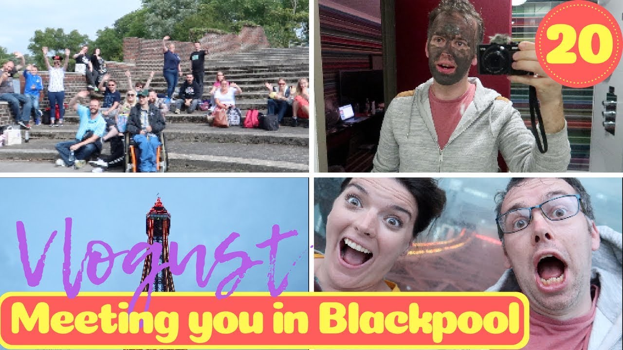Vlogust Day 20 | Blackpool Meet up & We Visit The Blackpool Tower | KrispySmore