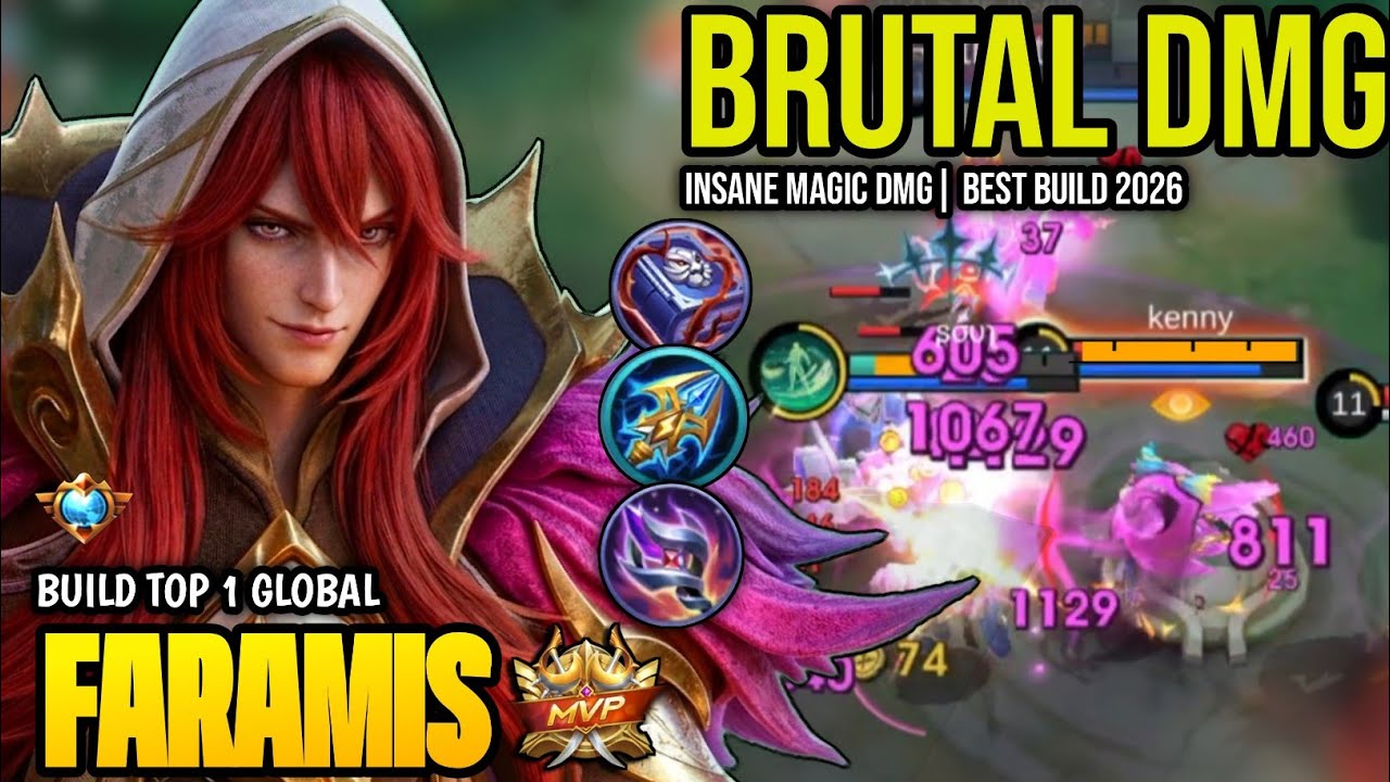 FARAMIS BEST BUILD 2026 | BUILD TOP 1 GLOBAL FARAMIS GAMEPLAY | MOBILE LEGENDS✓