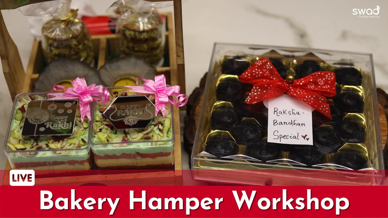 Bakery Hamper Workshop | Rasmalai Cookies | Cappuccino Brownie Bite | Cassata Tub Cake | Dessert Box