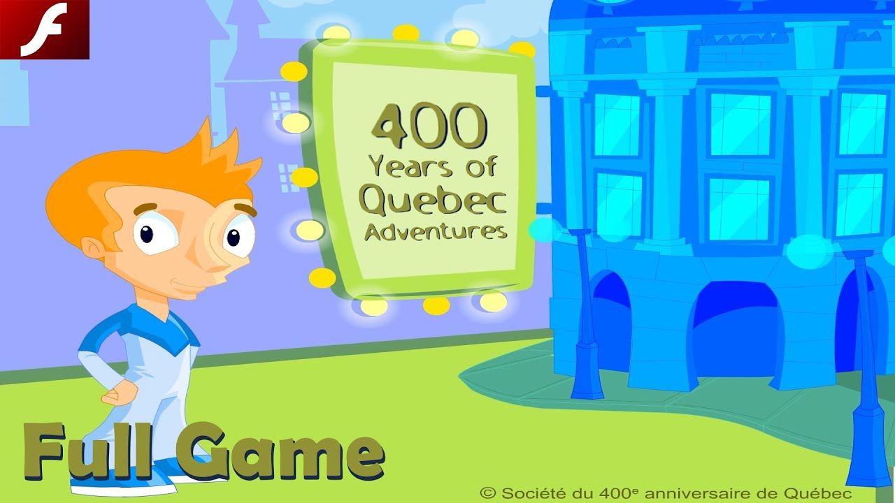 400 Years of Quebec Adventures (Flash) - Full Game HD Walkthrough - No Commentary