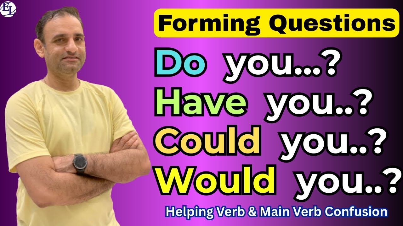 Questions With DO / DOES/ DID/ HAVE/ HAS / COULD / WOULD / SHOULD | English Grammar Lesson - Lokesh