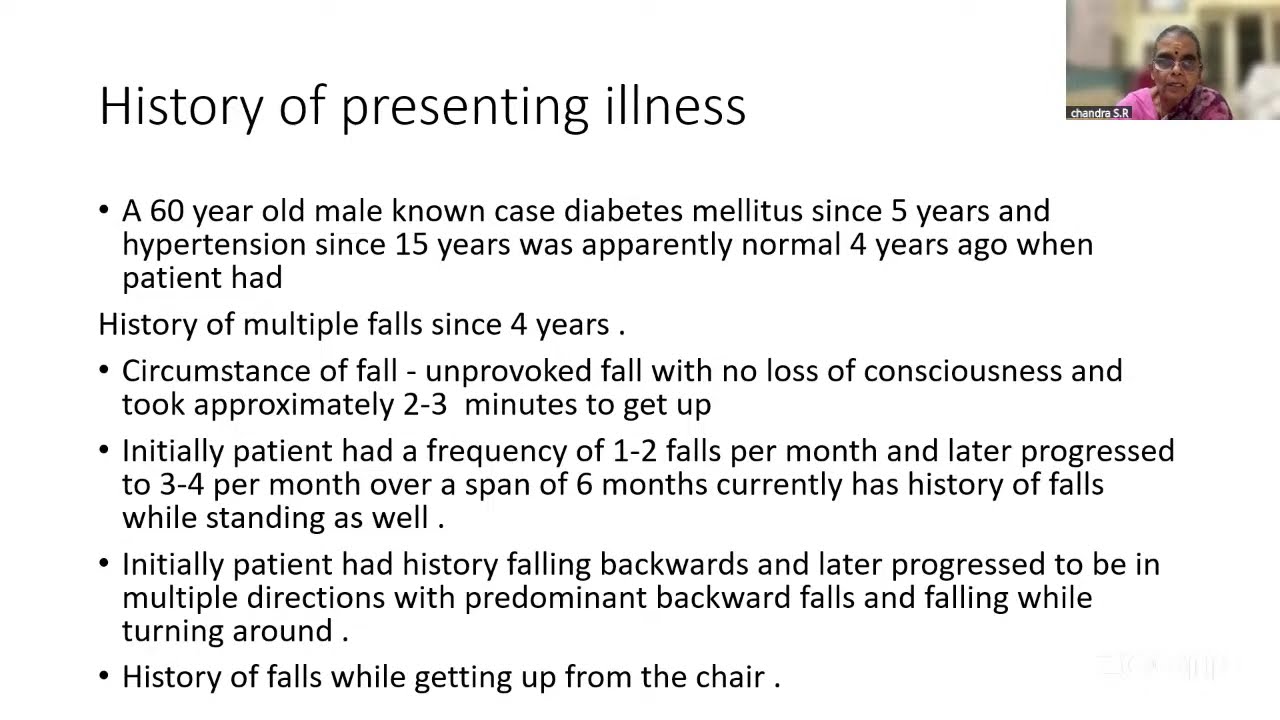 Atypical Parkinsonism case presentation