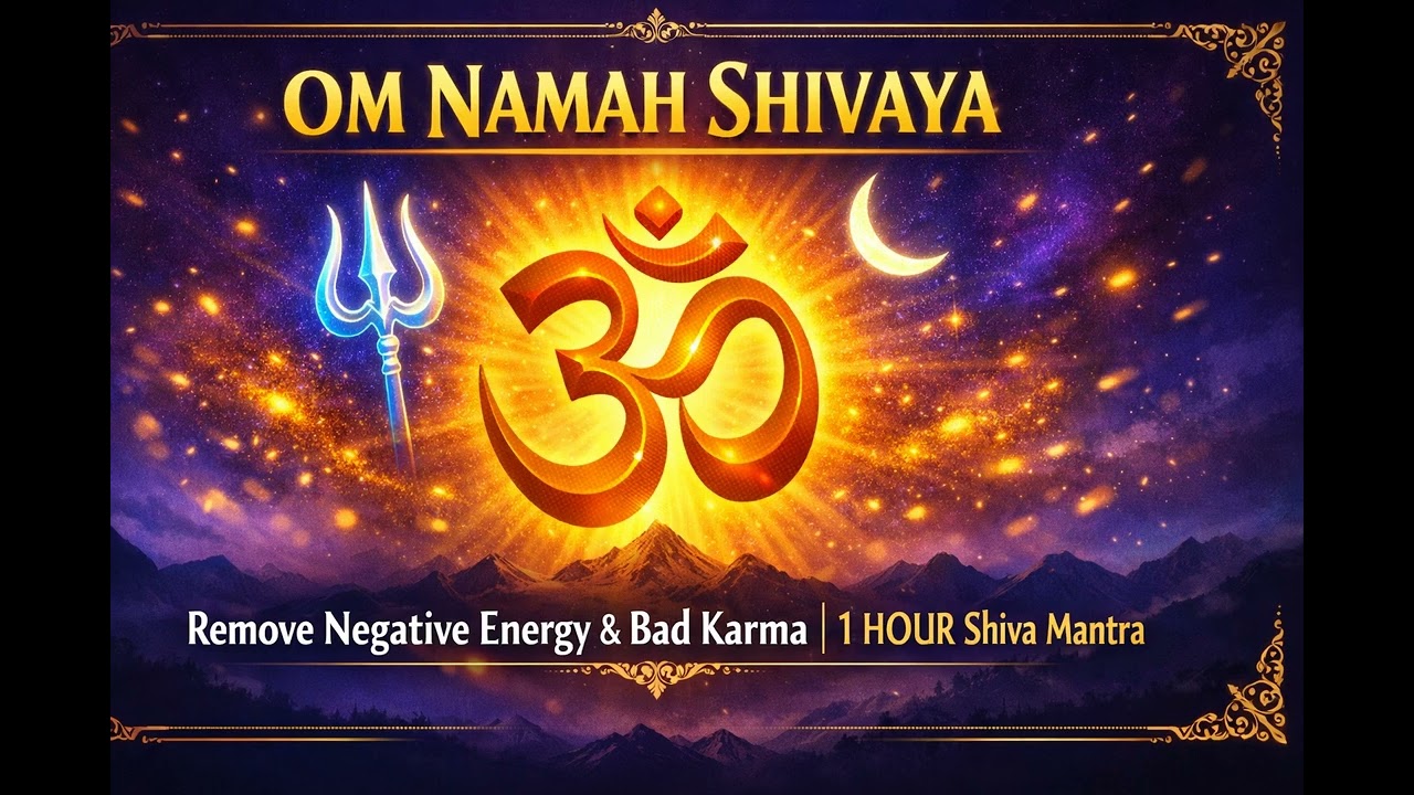OM NAMAH SHIVAYA 🕉️ Remove Negative Energy & Bad Karma | Powerful Shiva Mantra