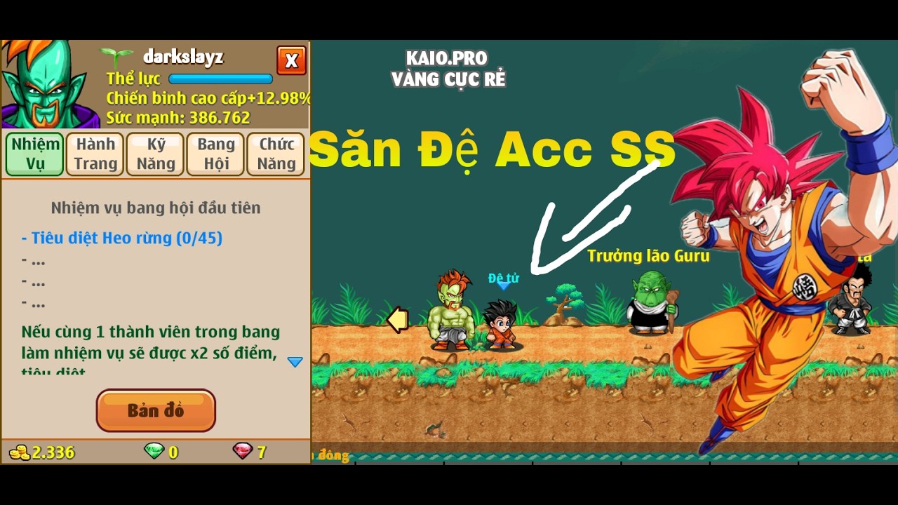 Ngọc Rồng Online - Săn Đệ Mà Ế Quá Thì Làm Như Thế Nào