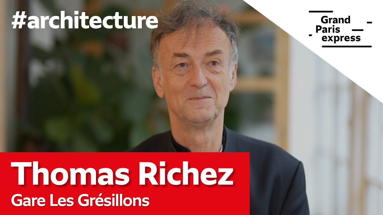 Les Grésillons : la gare du Grand Paris Express par l'architecte Thomas Richez