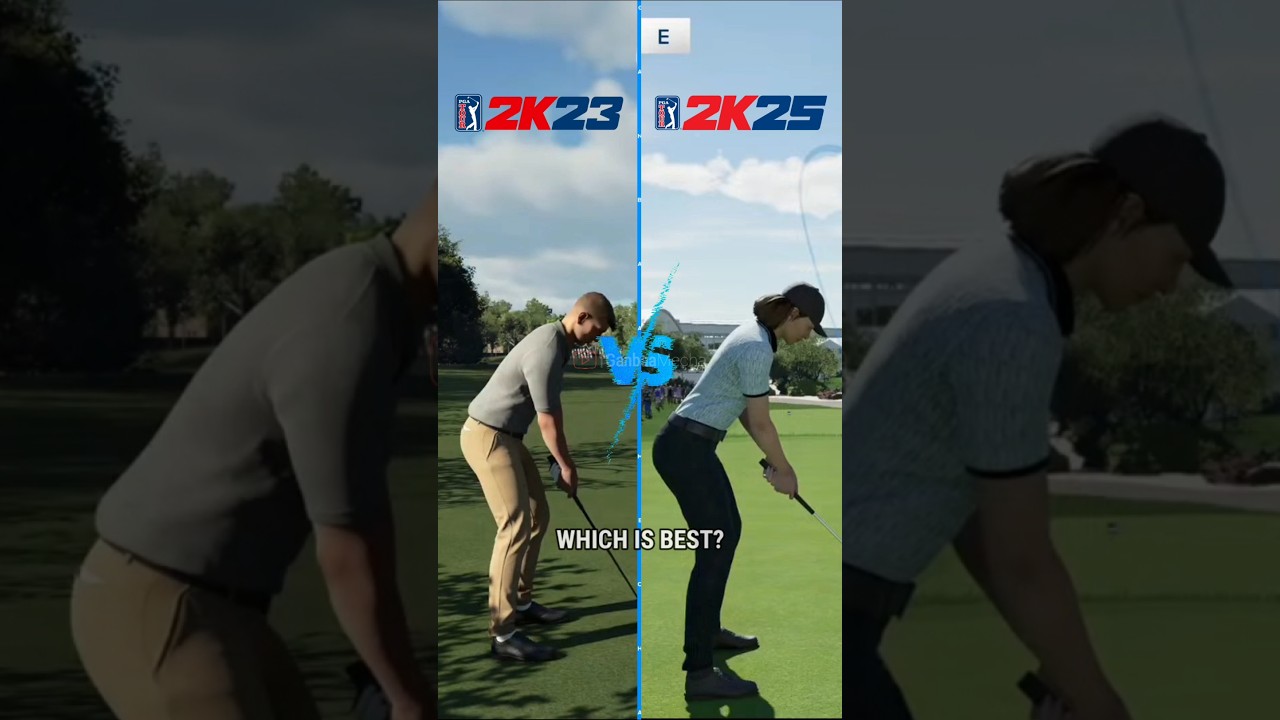 Что лучше? - PGA 2K23 против PGA 2K25