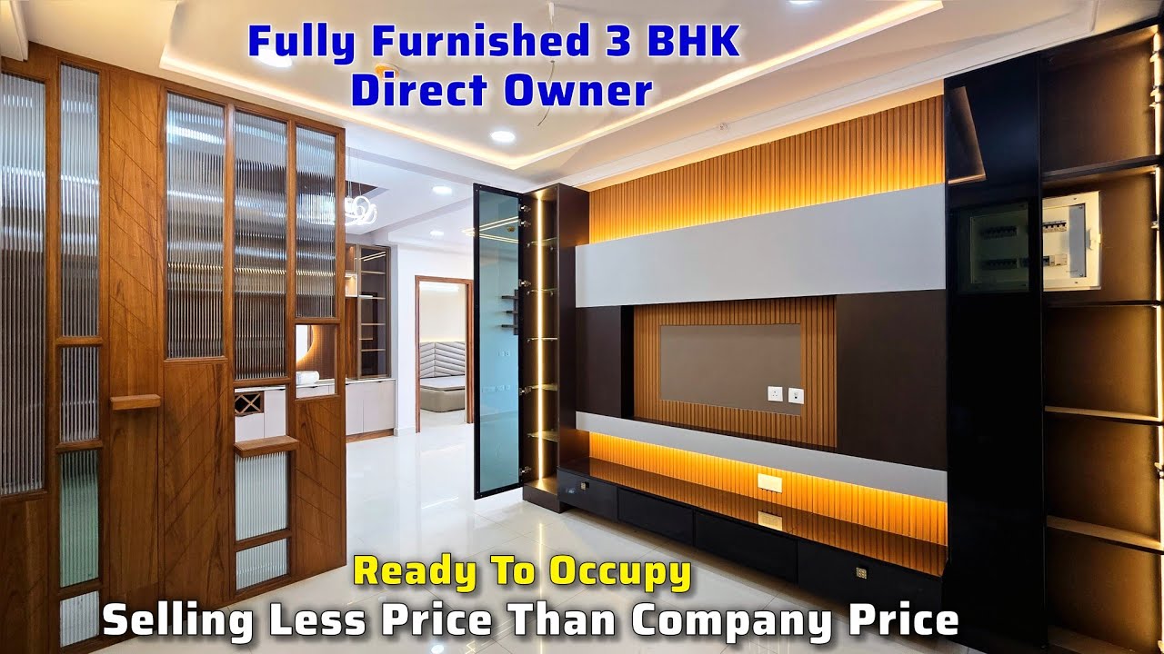 Direct Owner 📞 +91 97034 67194 [ Selling Less Price Than Company Price ] Fully Furnished 3 BHK Flat 
