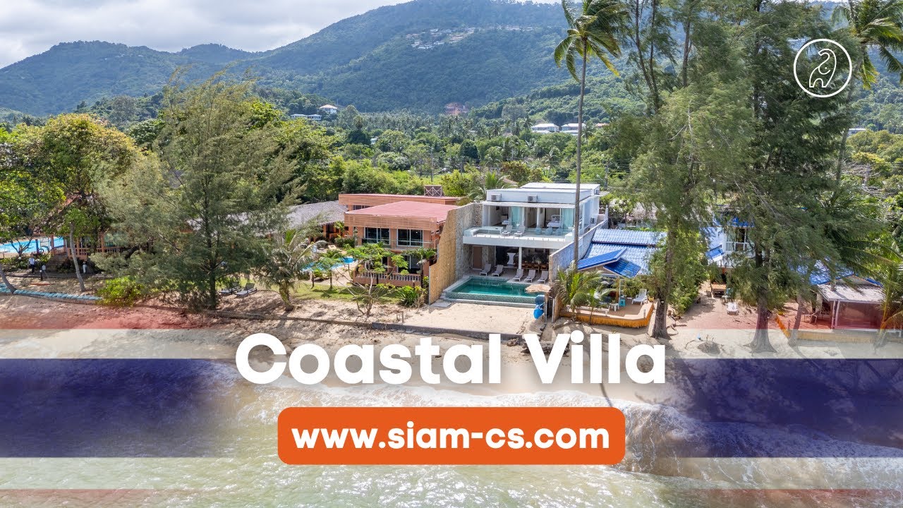 Beachfront Luxury Villa in Bang Por, Koh Samui | Coastal Villa