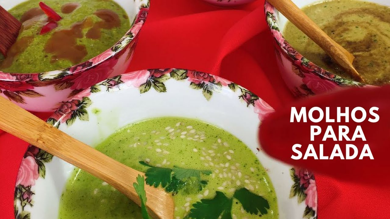 4 MOLHOS PARA  SALADAS