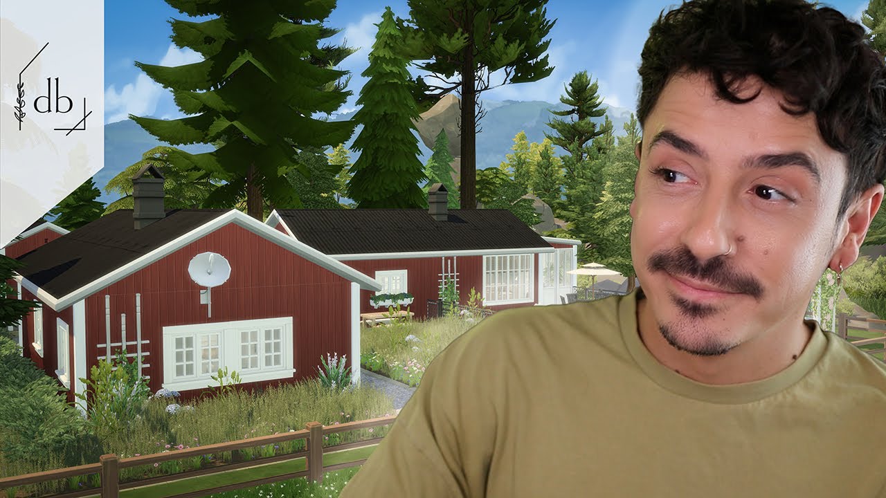 Building a SWEDISH HOUSE Using GOOGLE EARTH | The Sims 4