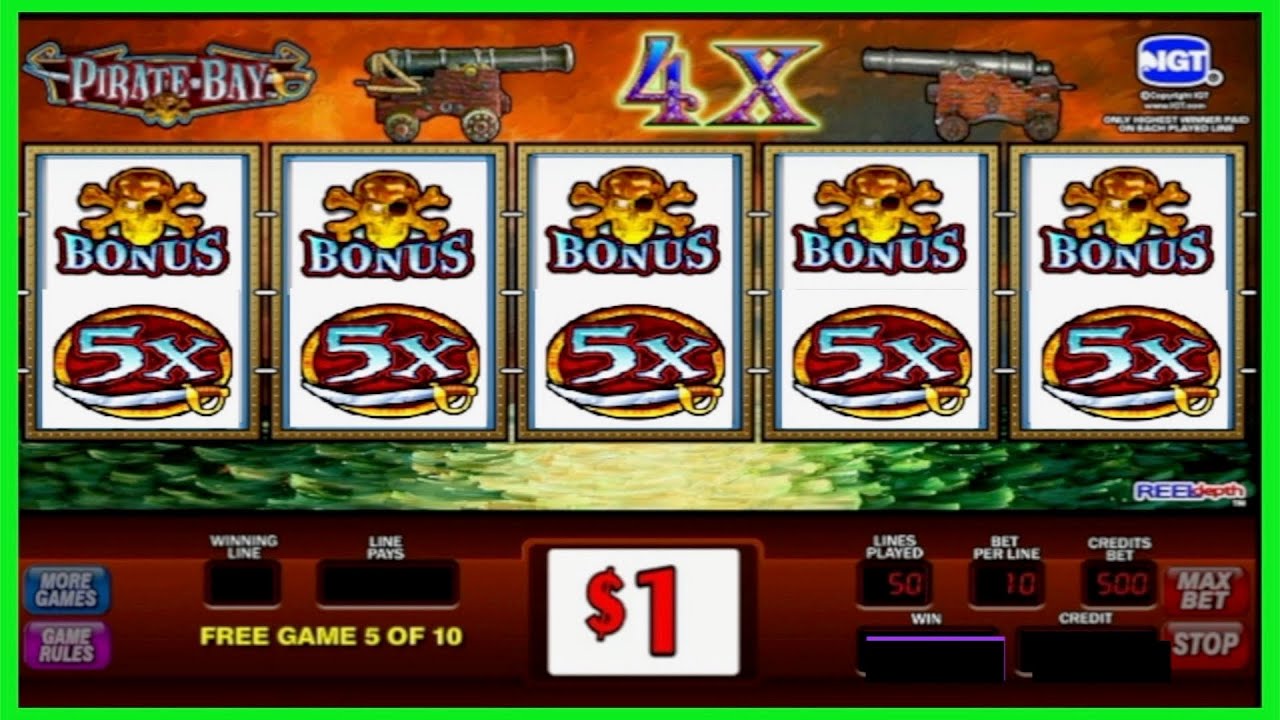★★JACKPOT HANDPAY★★$500 BETS★★PIRATE BAY HIGH LIMIT SLOT MACHINE BUENO DINERO MUSEUM SLOTS IGT