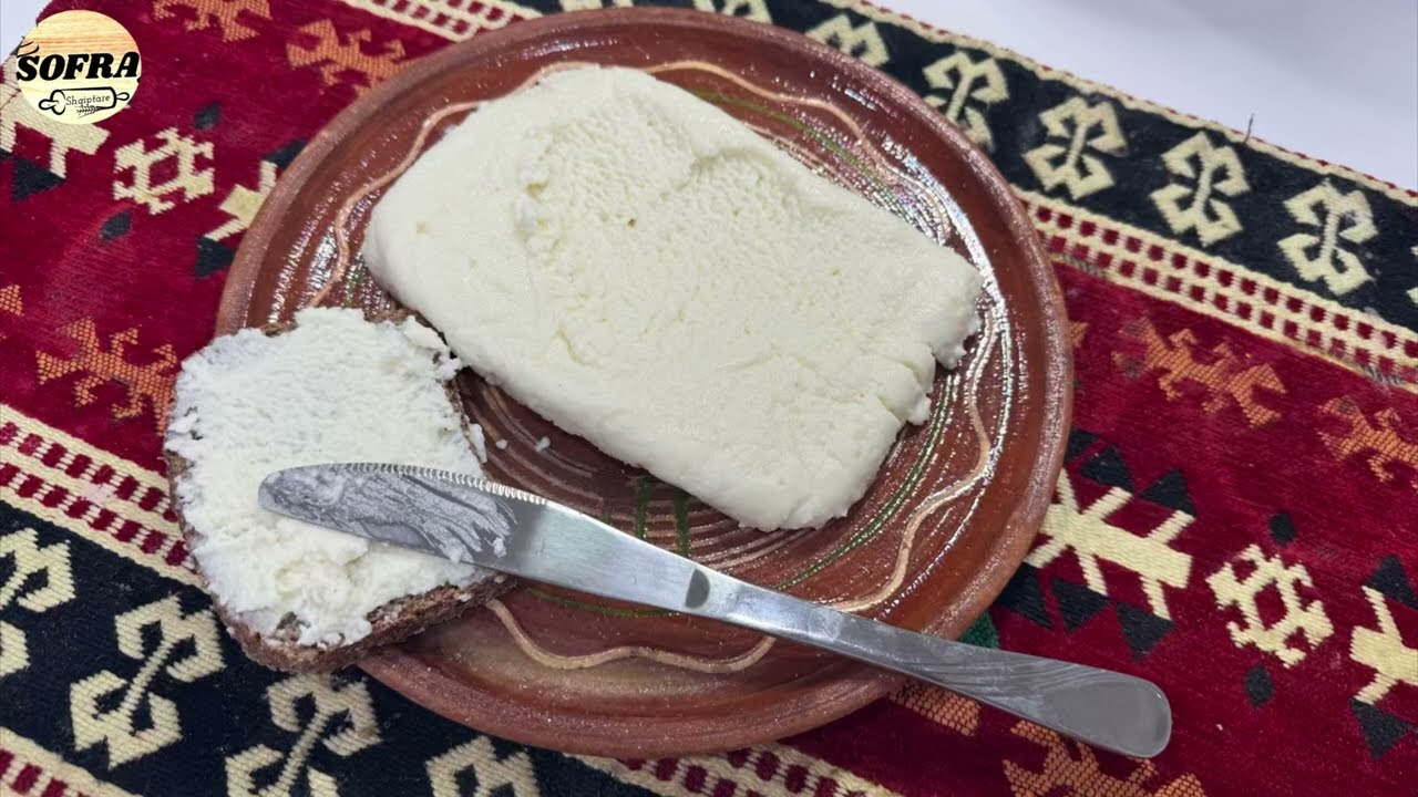 Si te Pergadisim ne Shtepi Kreme Djathi me Qumesht Lope - Djathe i Bute ​⁠@sofrashqiptare