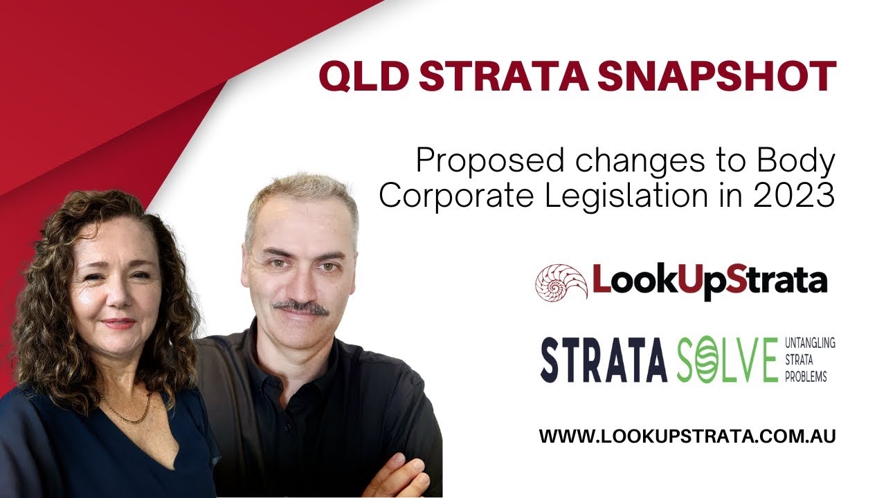 QLD: Proposed changes to QLD strata legislation - Quick overview | LOOKUPSTRATA