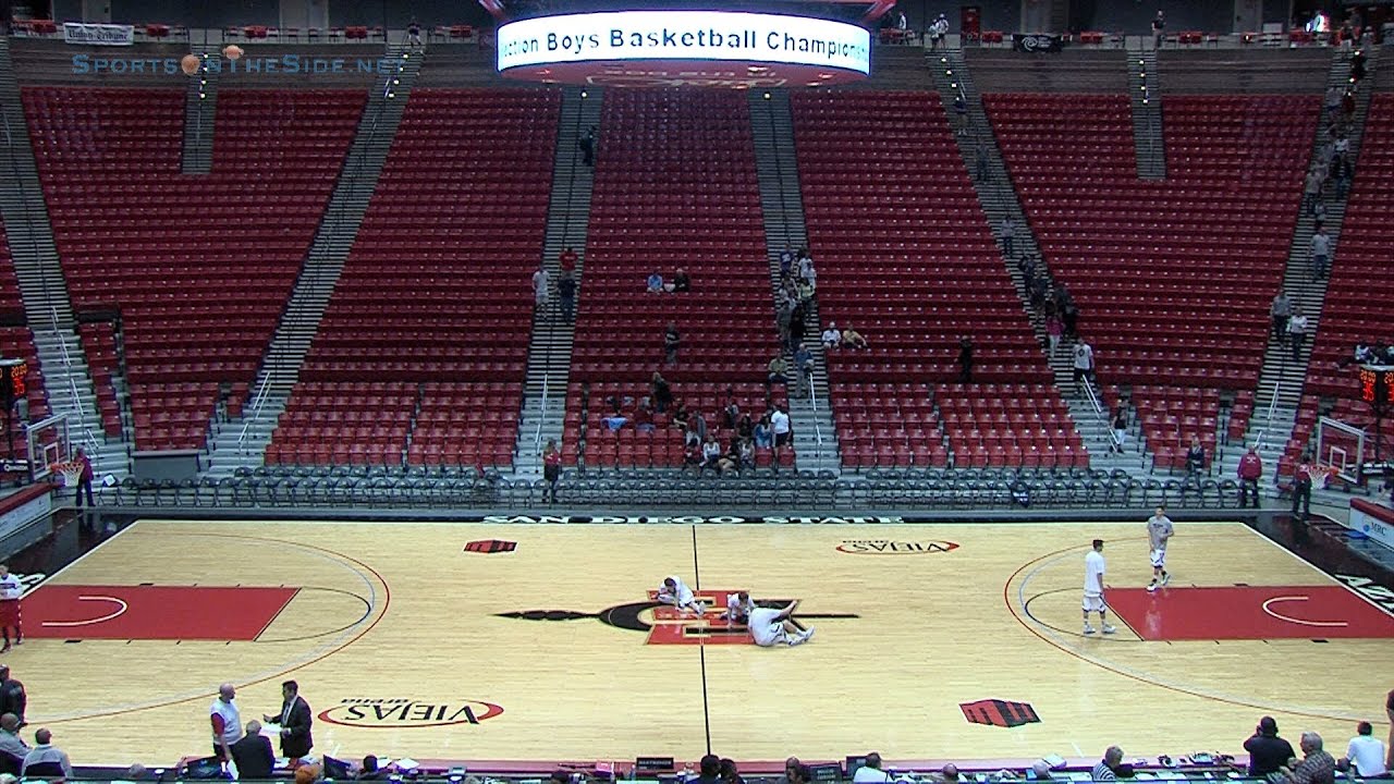 Time Lapse of Viejas Arena Filling for D2 Boys' Basketball Final, 3/2/13