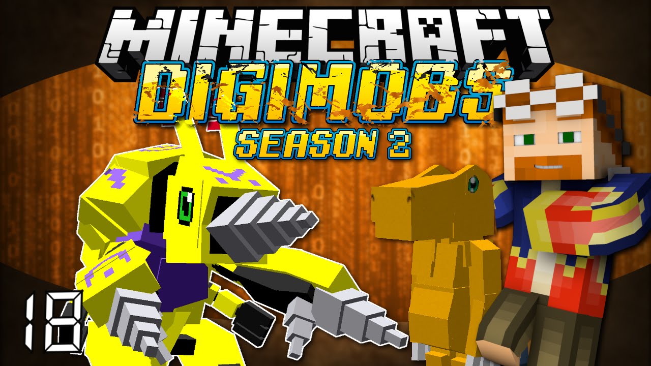Minecraft: DIGIMOBS (СЕЗОН 2) ЭП. 18 - Digmon & UnderCity!