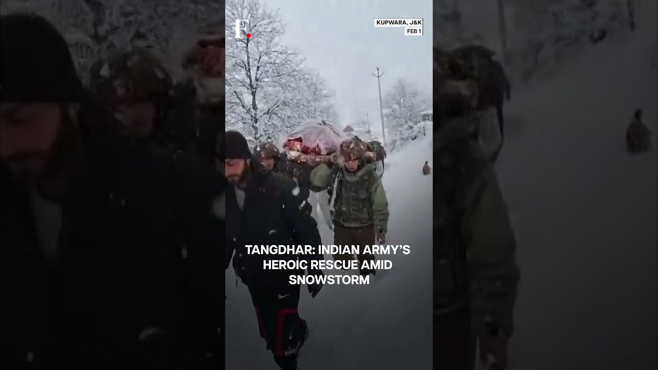 Jammu & Kashmir: Indian Army Rescues Pregnant Woman Amid Heavy Snowfall in Tangdhar | N18G