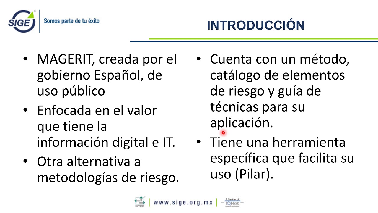 Metodología de Análisis y Gestión de Riesgos de Sistemas de Información MAGERIT