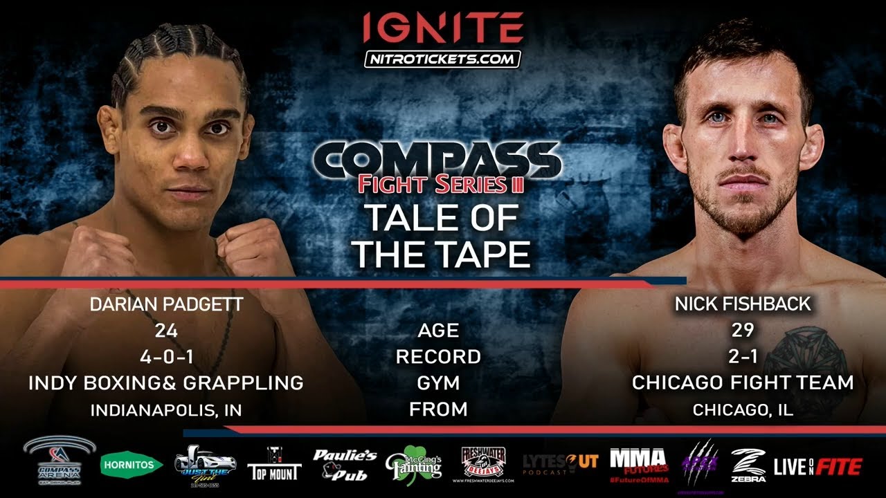 Darian Padgett vs Nick Fishback Compass Fights 3