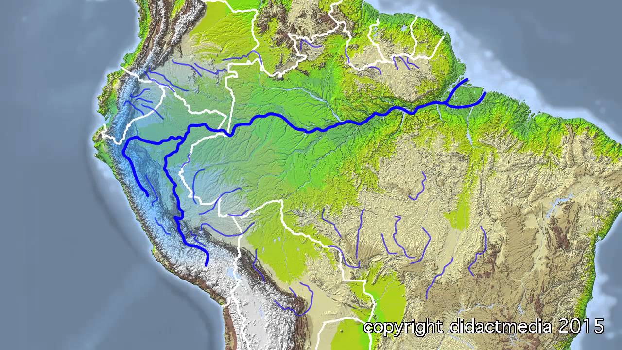 Kontinente im &Uuml;berblick - Amerika - Binnengew&auml;sser und Berge S&uuml;damerikas
