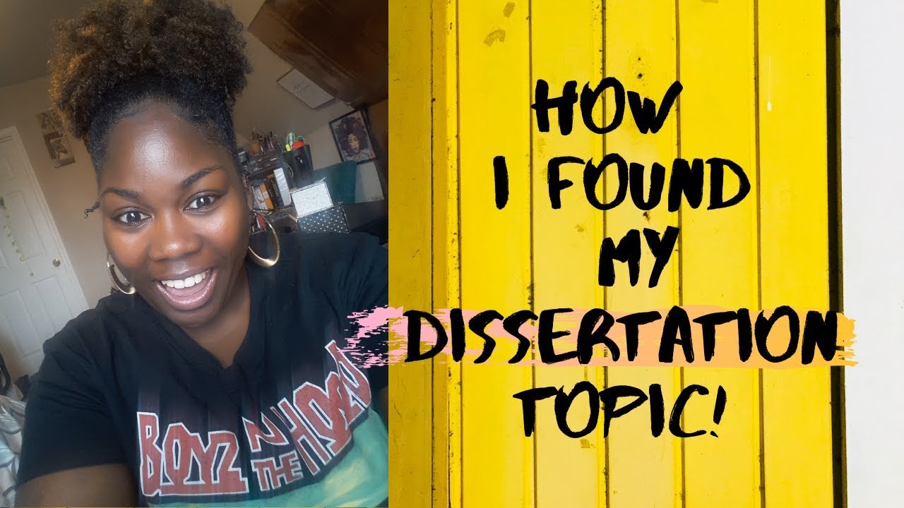 How I found my DISSERTATION Topic | 5 TIPS