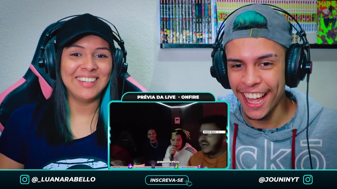 Prévia Freestyle - ONFIRE (Lucas A.R.T, MHRap, Gabriel Rodrigues e Pedro Qualy) | [React em Casal] 🔥