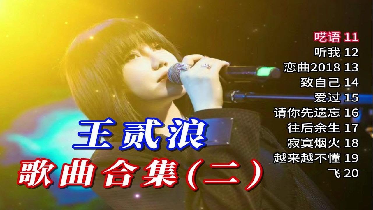 王贰浪 火爆歌曲合集,建议先收藏再细品！ | 【王贰浪 歌曲合集(二)】