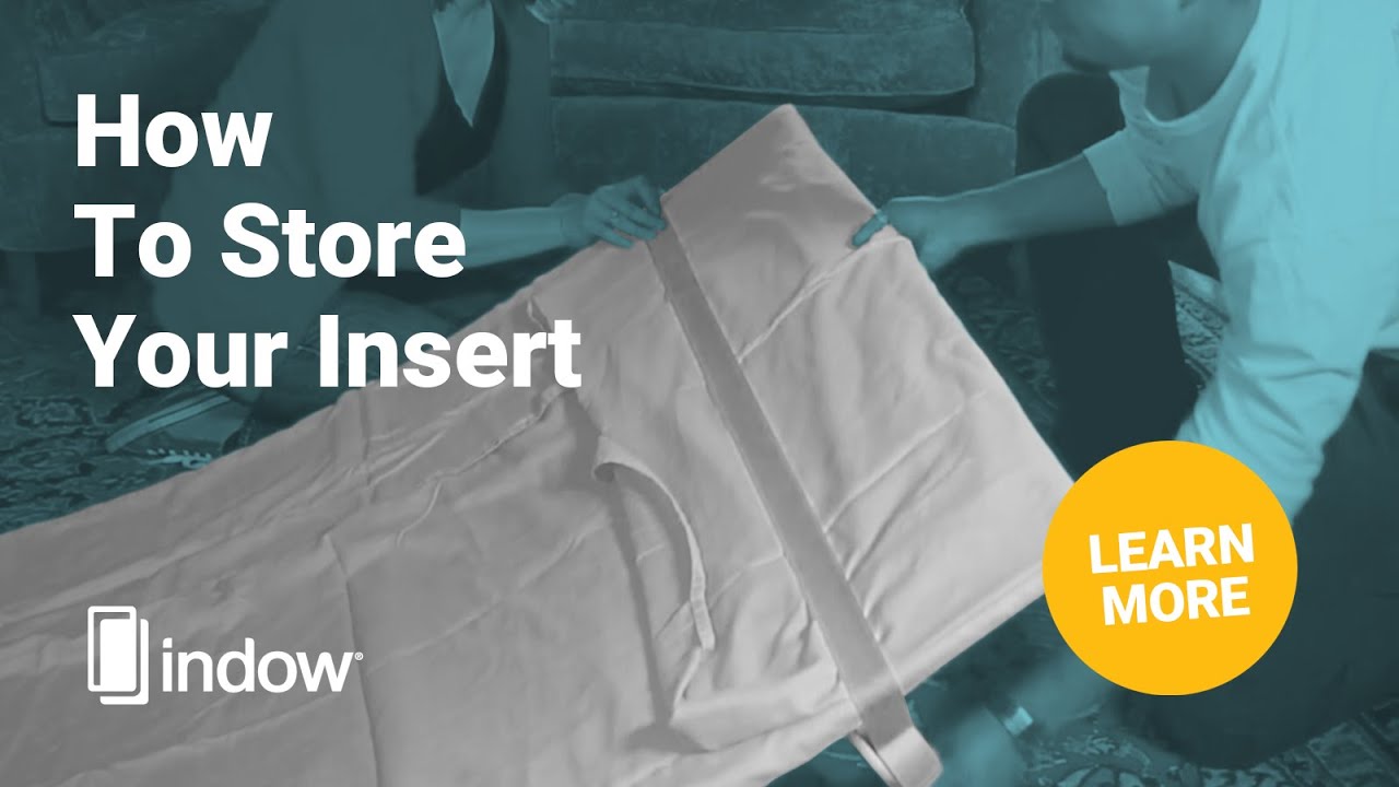 How to Store Your Indow Window Insert