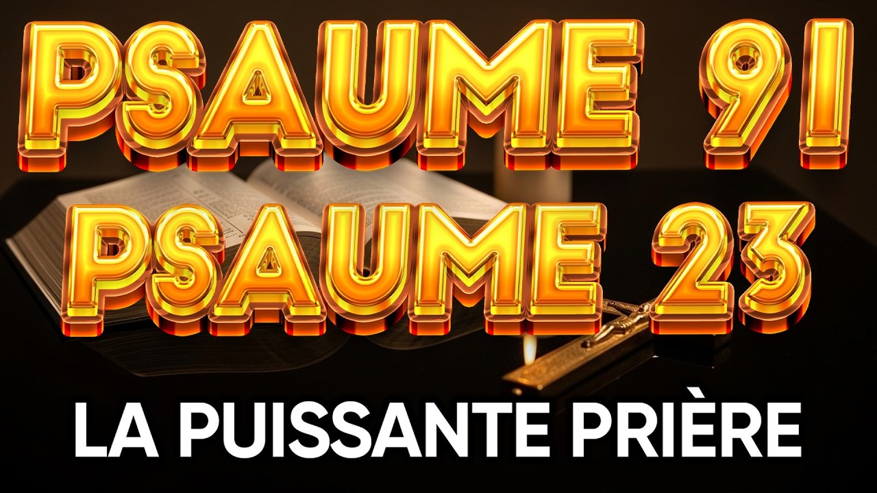 PRIÈRES POUR LE 07 MARS PSAUME 91 ET PSAUME 23   DEUX DES PRIÈRES LES PLUS PUISSANTES DE LA BIBLE 🙏