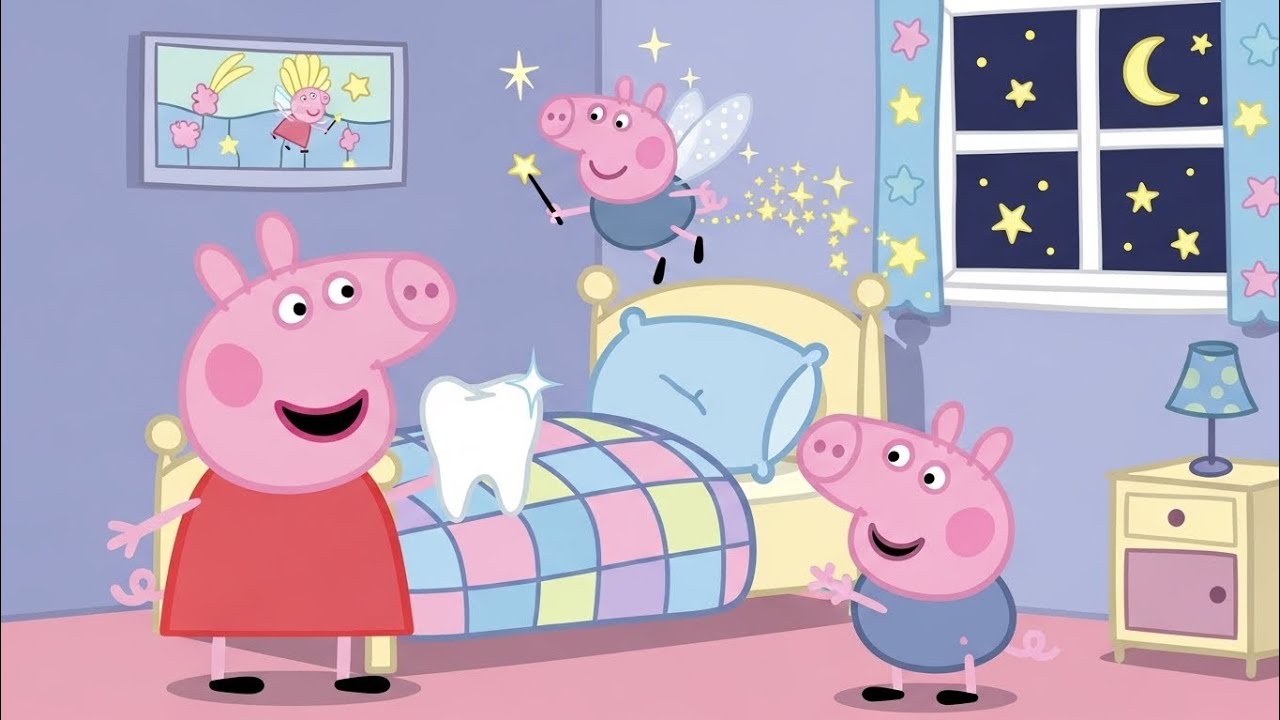 Peppa Pig - The Tooth Fairy😁😁😁You should SUBSCRIBE too🥰🤩❣️💓🐷