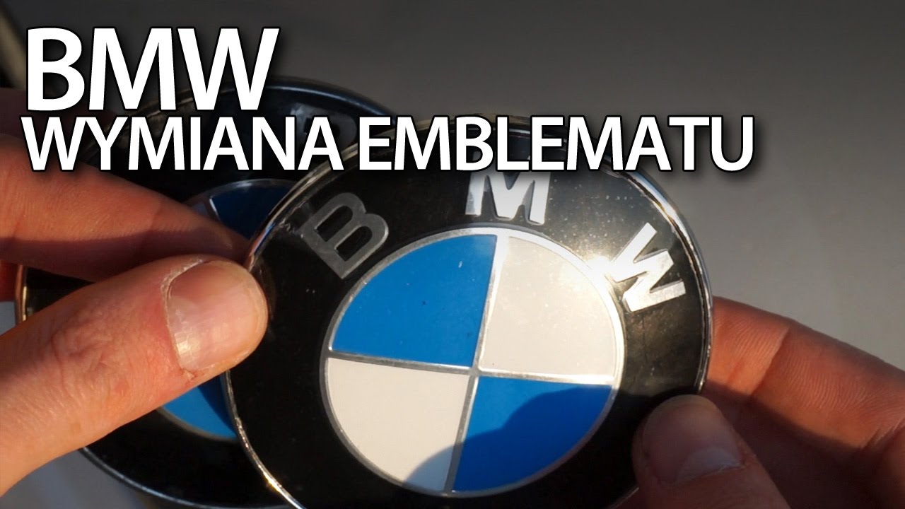 BMW wymiana znaczka na masce