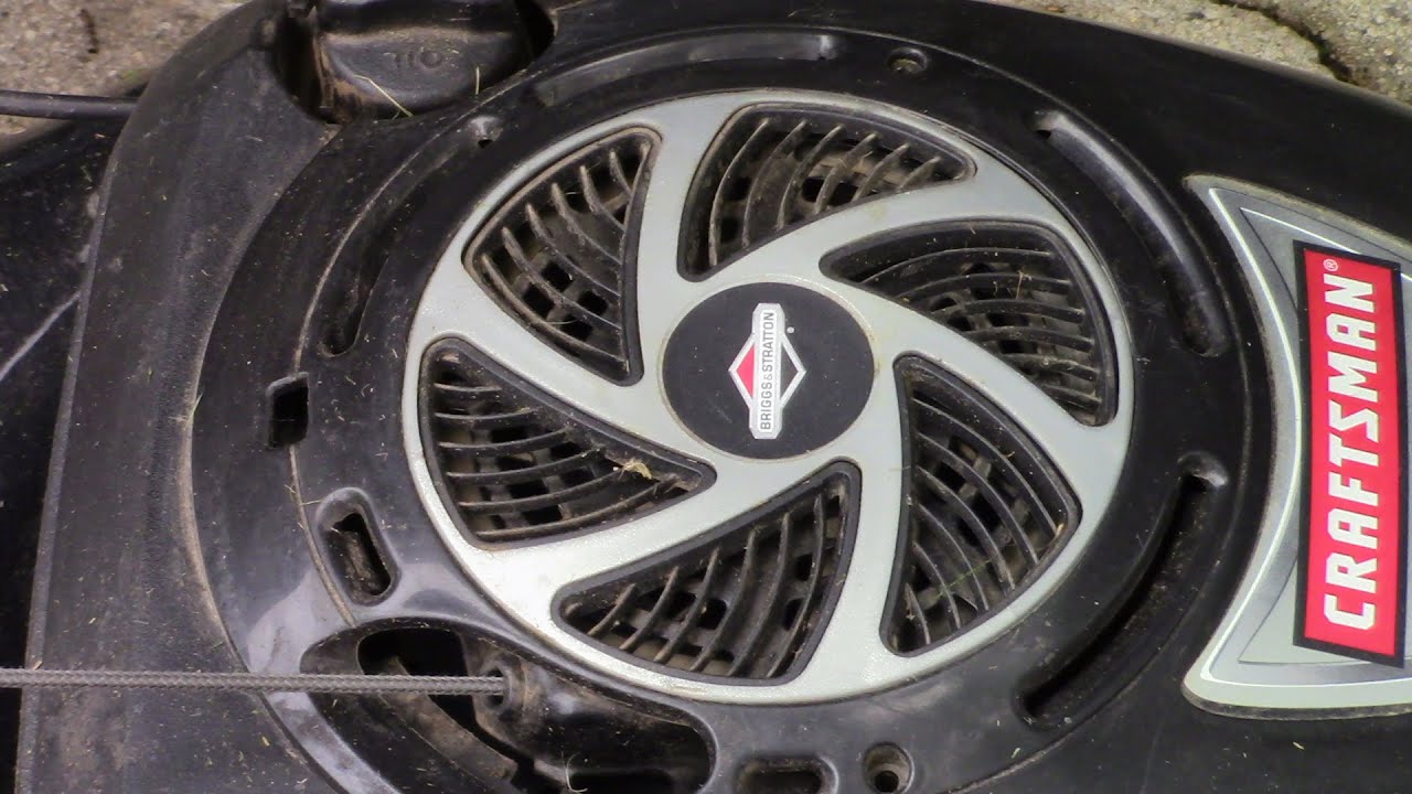 Замена троса возвратной тяги на двигателе Briggs & Stratton