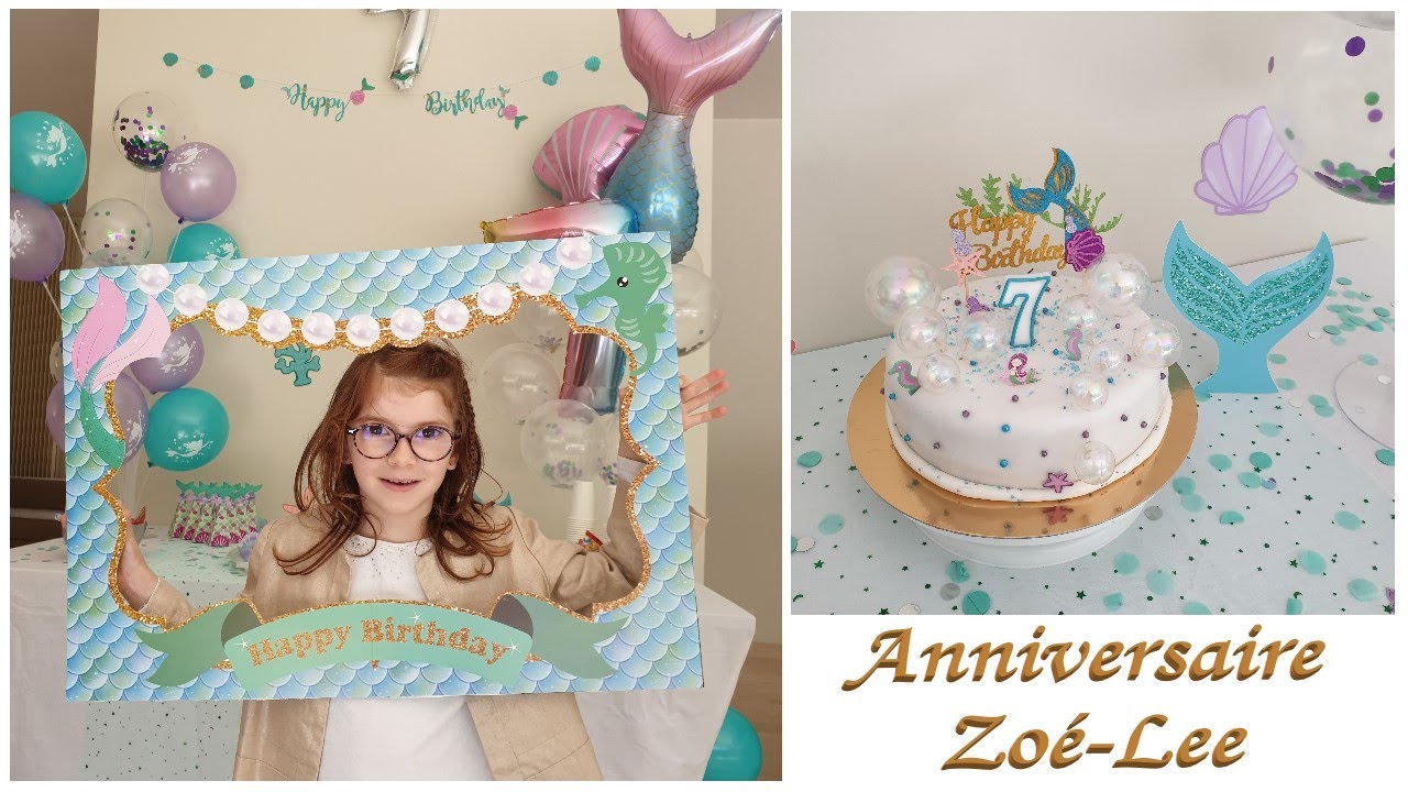 Anniversaire de Zoé-Lee, 7 ans