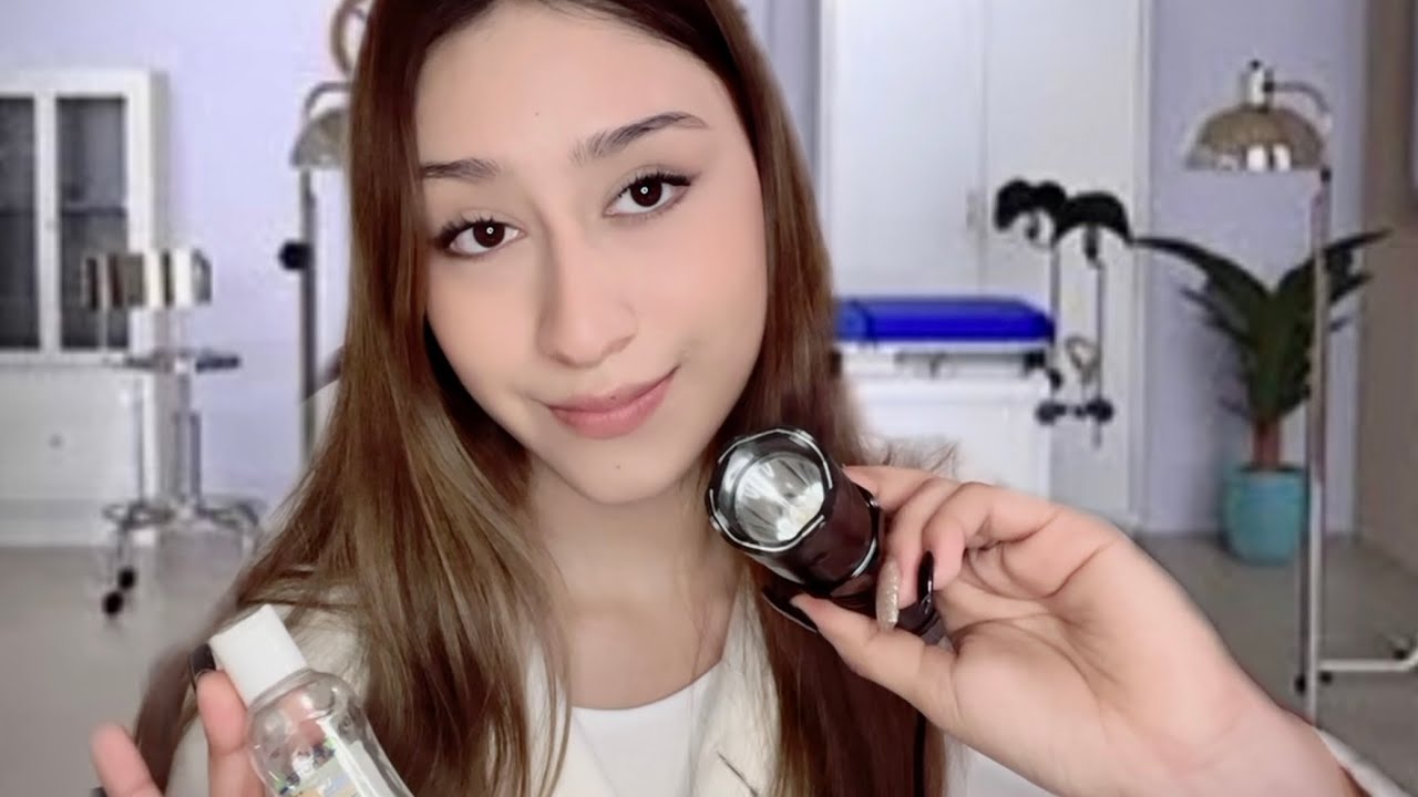 TEST DE NERVIOS CRANÉALES — ♡ ASMR ♡  | Cinthia Asmr