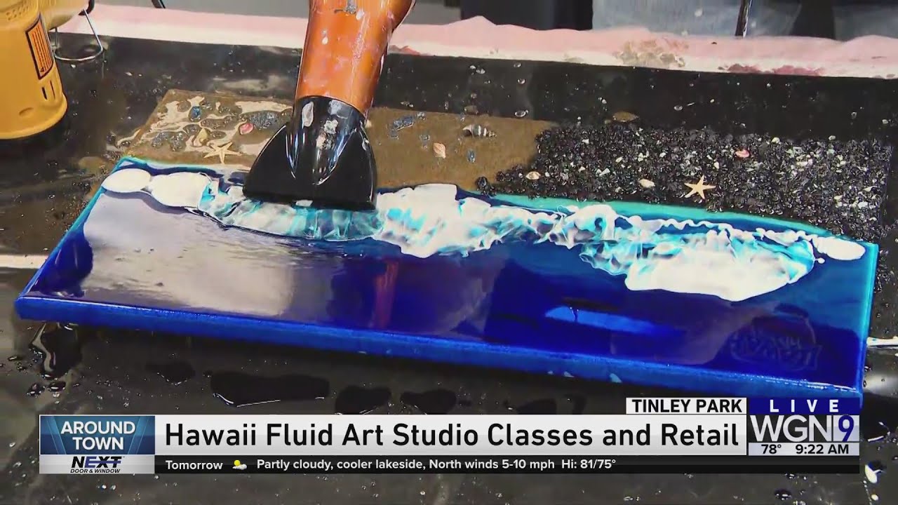 Around Town - Hawaii Fluid Art