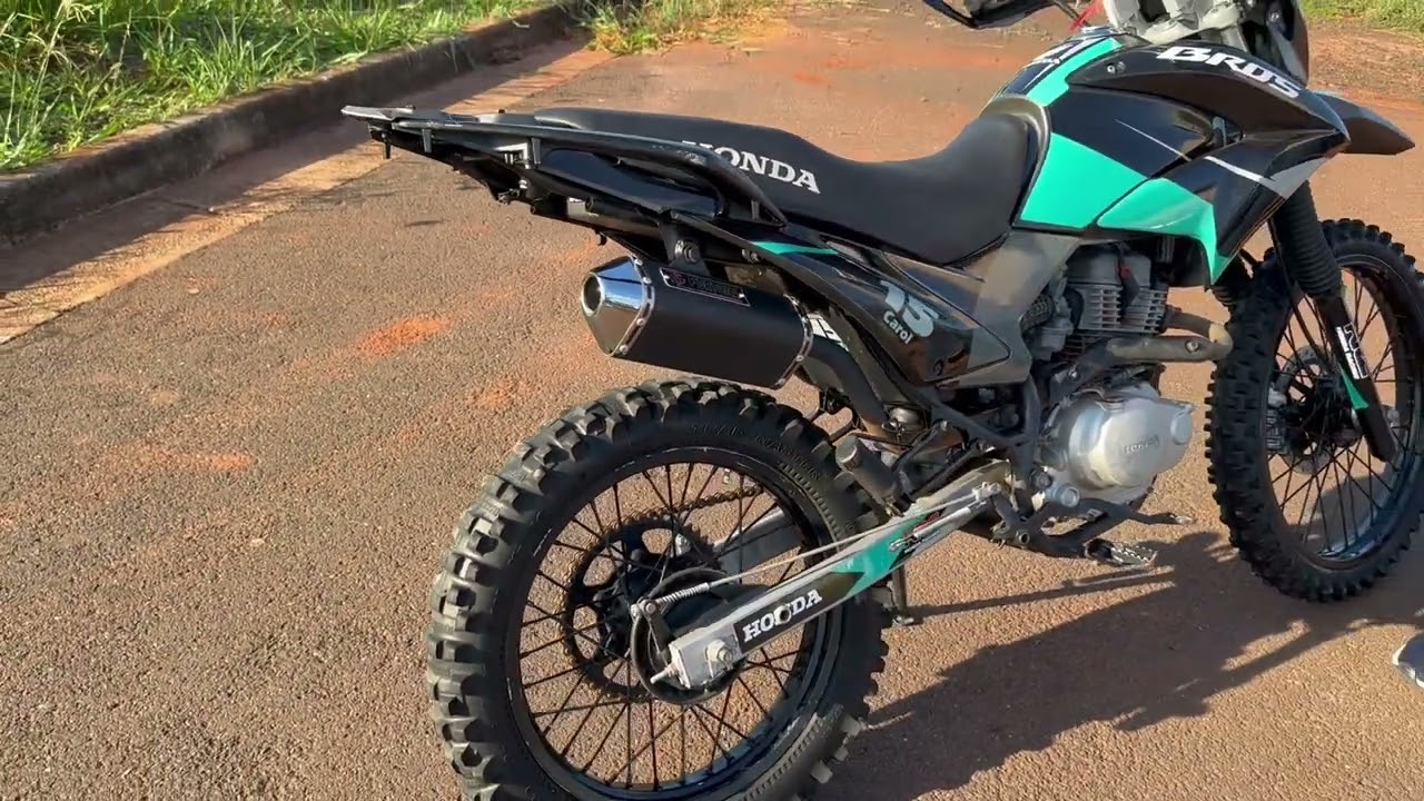 Escapamento F1 Mini Tri Esportivo Fortuna Honda Nxr 150 Bros Ano 2009 at&eacute; 2014