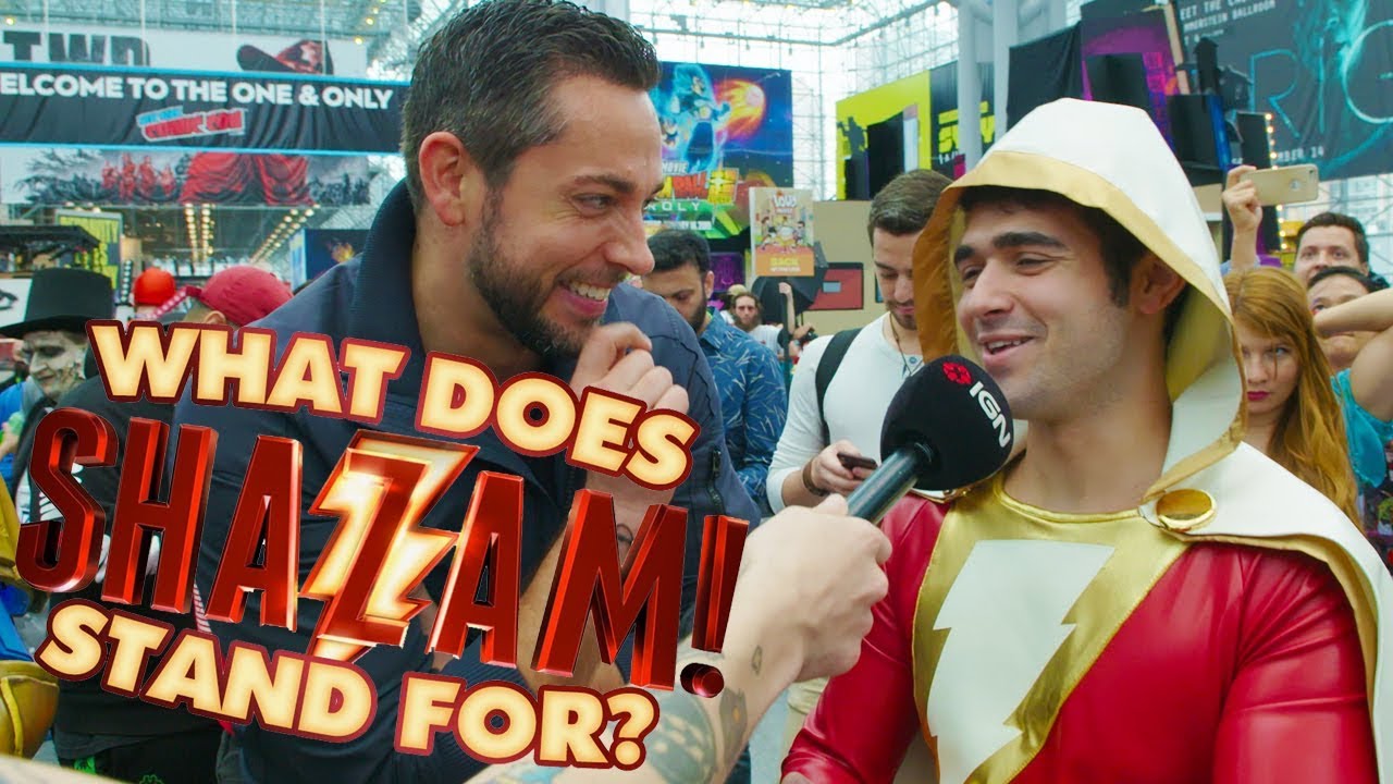 Zachary Levi Asks Fans: What Does SHAZAM Stand For? - IGN Access