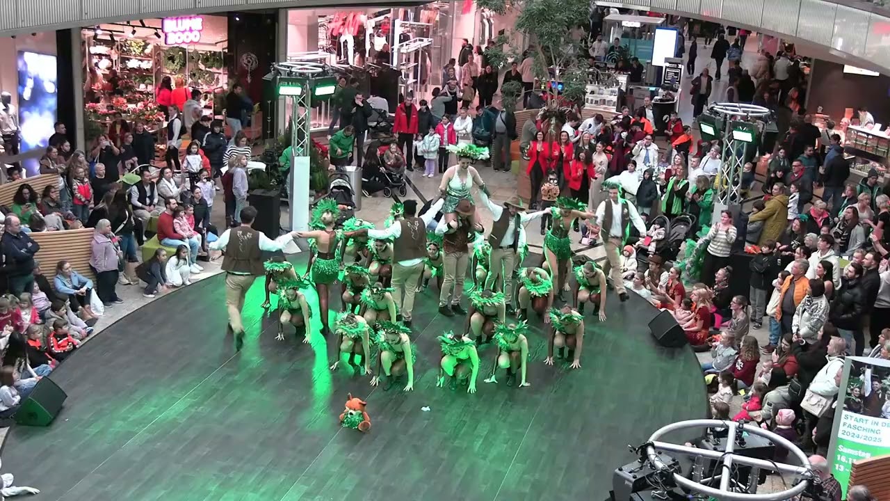 Das Leuchten des Waldes - Hollaria Augsburg beim Faschingsauftakt City-Galerie Augsburg -- Nov.2024