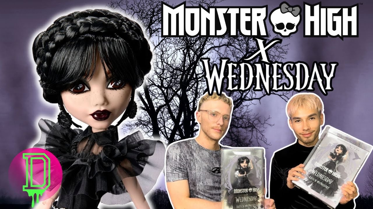 Monster High Wednesday Rave'n Doll!! In Depth Unboxing and Review!! 🐦‍⬛
