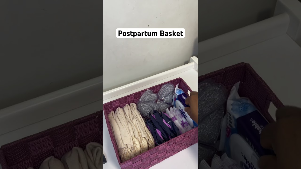 Postpartum Basket #youtubeshorts #baby #pregnancy #shorts #postpartum