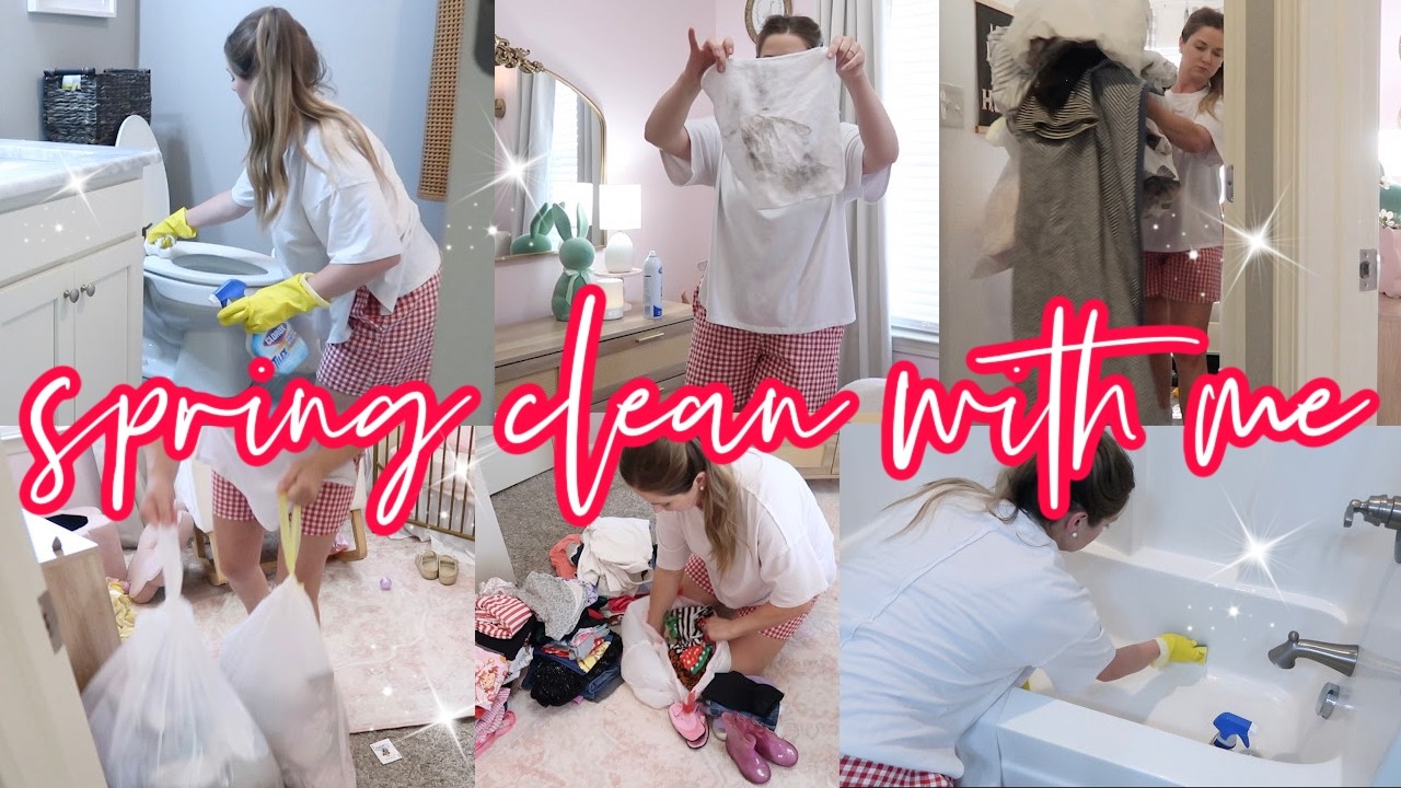 MAJOR SPRING CLEAN + DECLUTTER + DECORATE | TONS OF DEEP CLEANING MOTIVATION! | Lauren Yarbrough