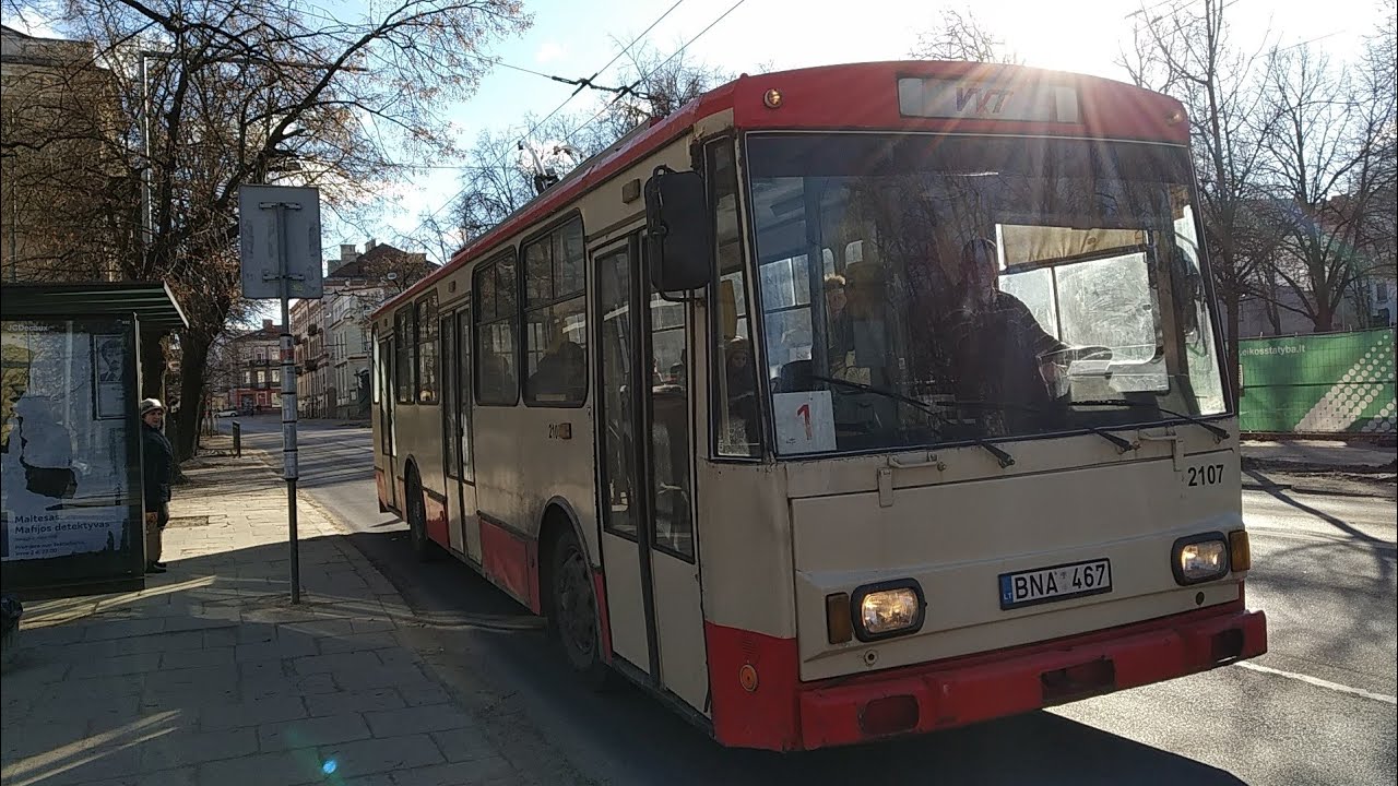 Troleibusas Škoda 14Tr05 Nr.2107 Vilnius, Lietuva (Nurašytas)