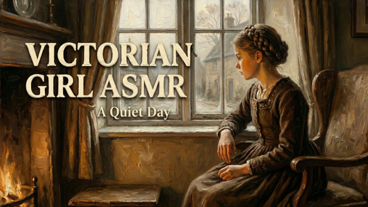 [ASMR] A Victorian Girl's Quiet Day: A Moving Oil Painting | 19th Century Solitude (4K)