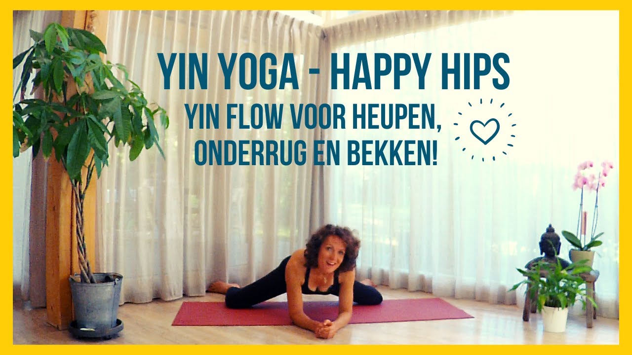 Yin yoga voor onderrug, heupen en bekken -  20 minuten - Nederlands gesproken