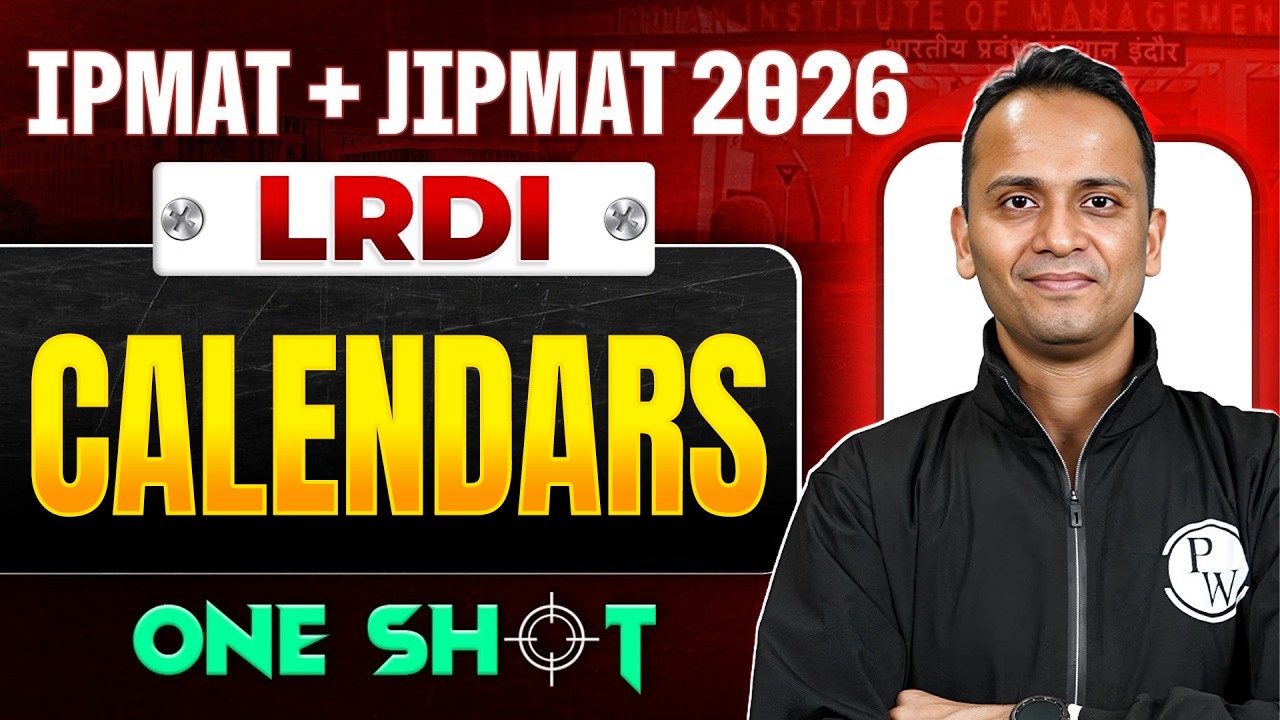 Calendars in One Shot | IPMAT + JIPMAT 2026 Quants