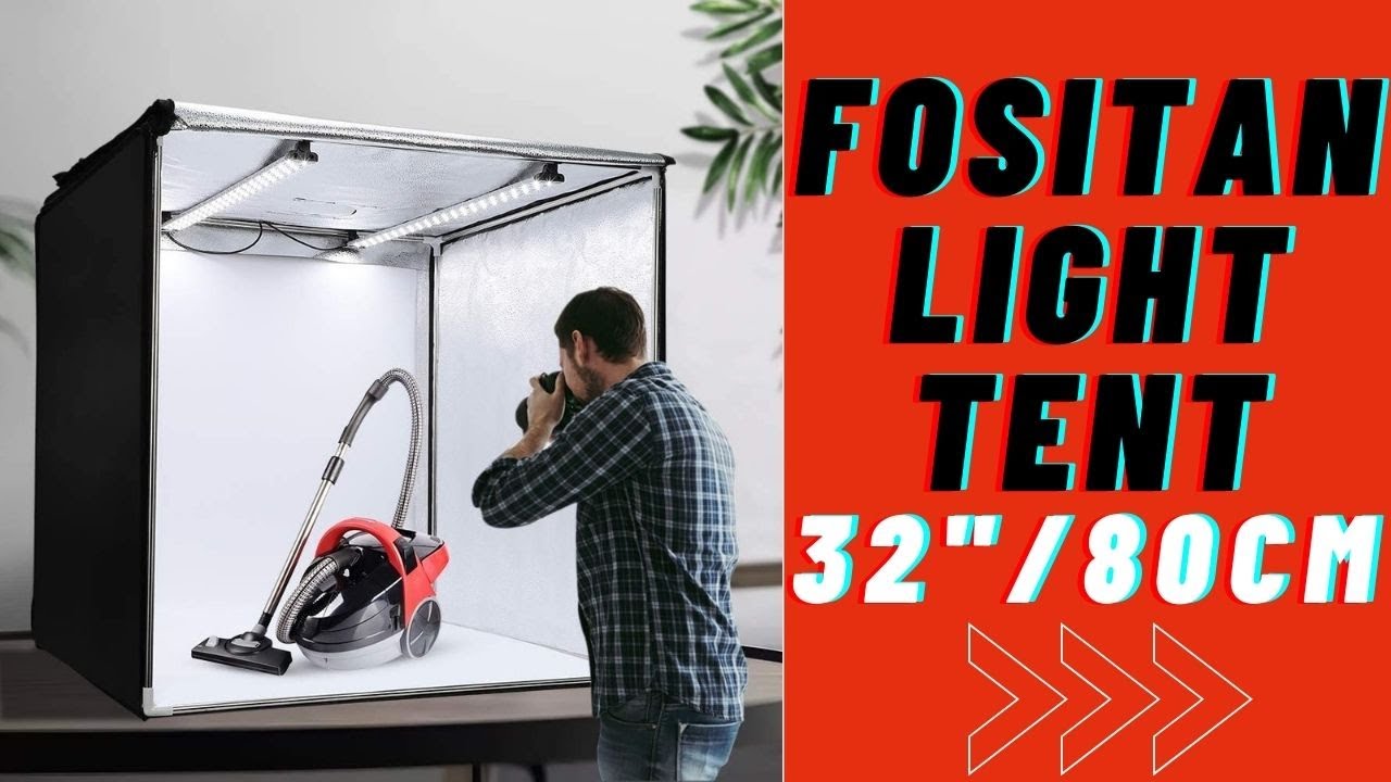 FOSITAN Light Tent Light Box 32"/80cm Portable Photo Studio | REVIEW