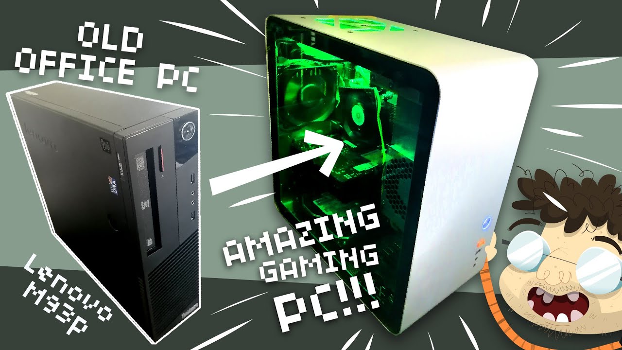 Turn An Old Office PC Into A GAMING BEAST! (Lenovo M93p case swap into Golden Field 21+)