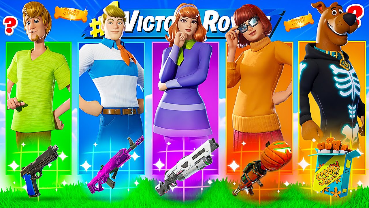 The *RANDOM* SCOOBY-DOO Challenge in Fortnite!